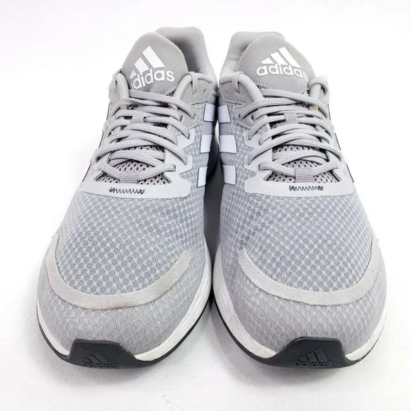 adidas Duramo SL Mens 9.5 Shoes Running Training Athletic Sneakers Gray FW8677 - Picture 8 of 11